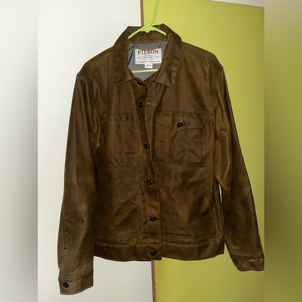 Filson tin cloth jacket new